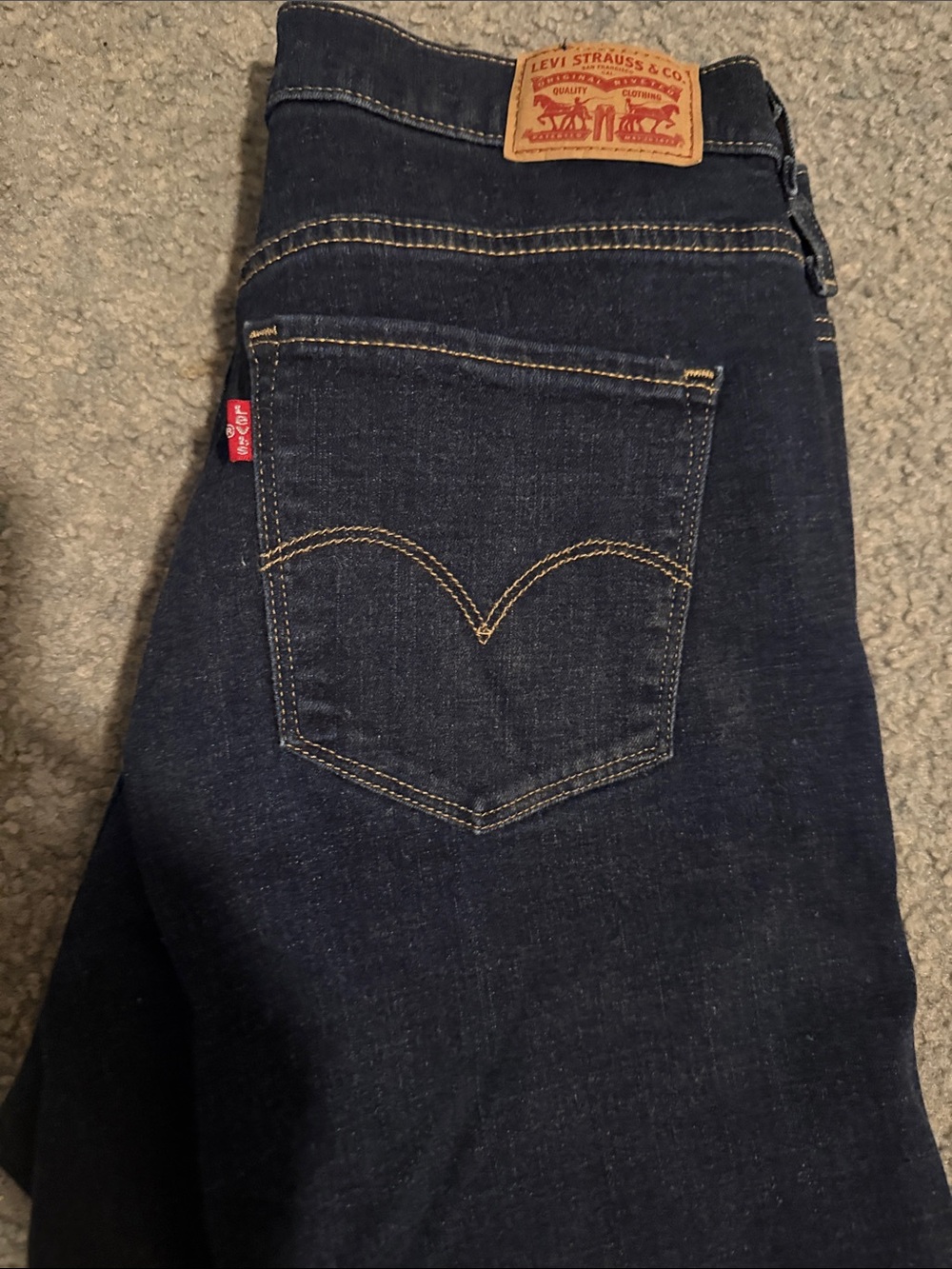 Levi's Women's Dark Indigo Shorts